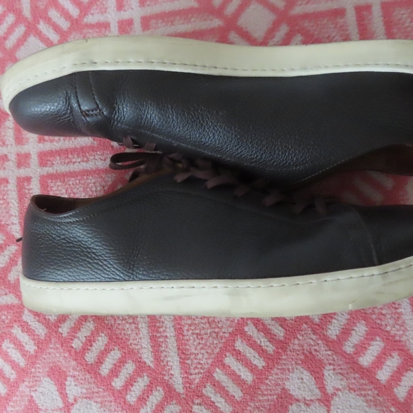 George Cleverley Jack Mens Size 12 Nubuck brown Trainers Made In England - Picture 6 of 10